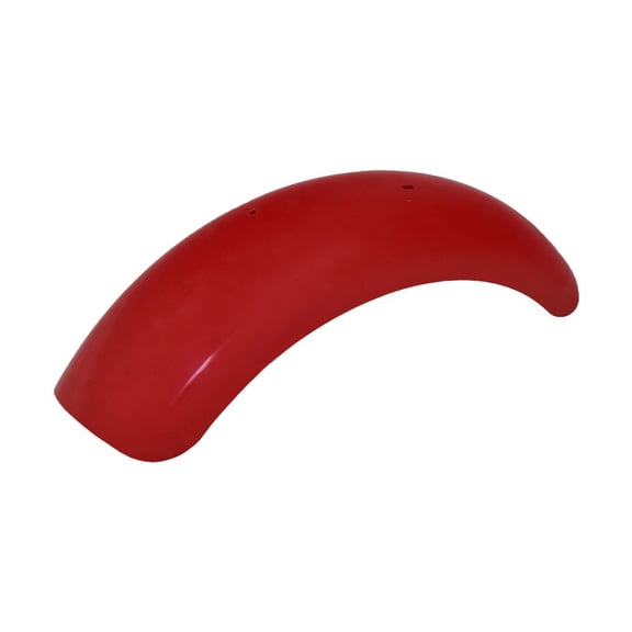 AlveyTech Plastic Front Red Fender for the Baja, Hensim, Massimo MB165/MB200, Warrior, Heat Mini Bike