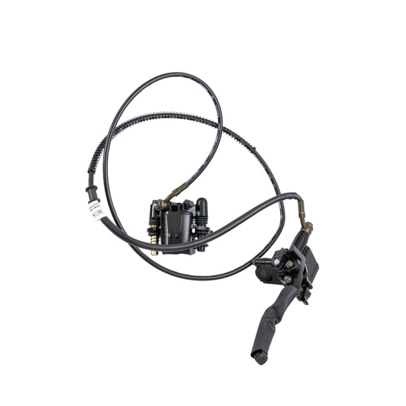 AlveyTech Rear Brake Assembly for Coleman AT125-EX & AT125-UT ATV with brake Caliper, Left Handlebar