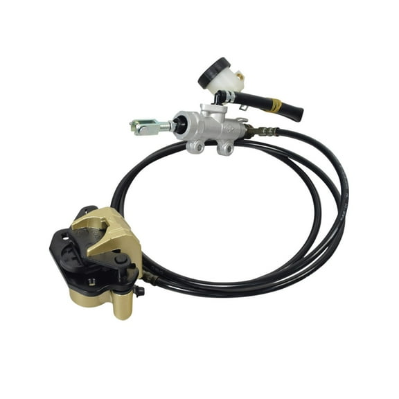 AlveyTech Rear Disc Brake Caliper & Master Cylinder Assembly for Coleman KT196 196cc 6.5 Hp Go-Karts