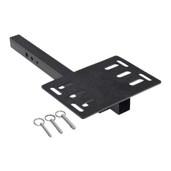 AlveyTech Rear Hitch Mounting Trunk Bracket with Platform & 3 Attachment Pins for Mobility Scooters