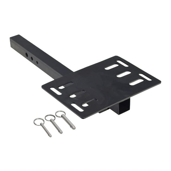 AlveyTech Rear Hitch Mounting Trunk Bracket with Platform & 3 Attachment Pins for Mobility Scooters