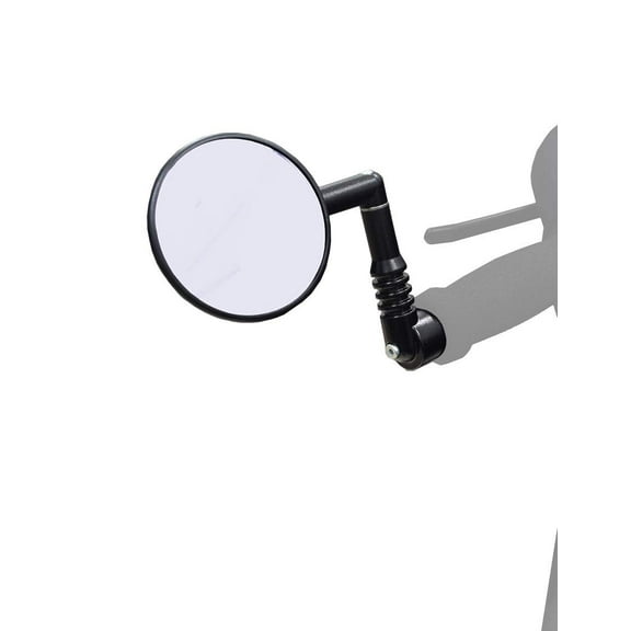 AlveyTech Rear View Mirror for Mobility Scooters - (ACCASMB2036 / LGTRMIR1000 / 380154) Replacement Folding 3" Round Scooter Mirrors for Pride, Go-Go, and Ranger, may fit other Bikes and Scooters