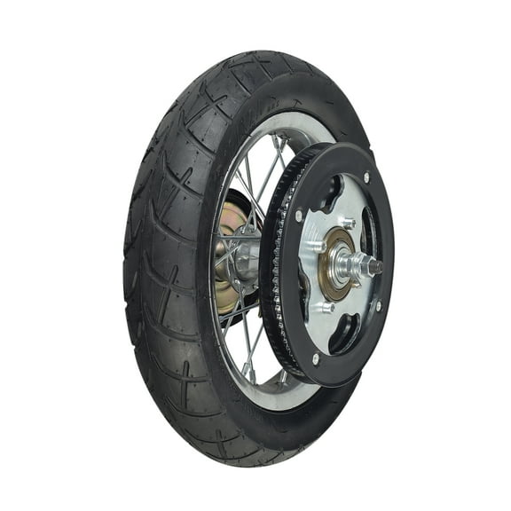 AlveyTech Rear Wheel Assembly with Tire/Tube/Brake/Rim/Bearings for Razor Pocket Mod (Versions 31+)