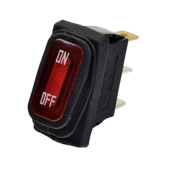AlveyTech Red On/Off Switch with Weather-Resistant Rubber Boot for Razor Electric Scooters 2-Pack
