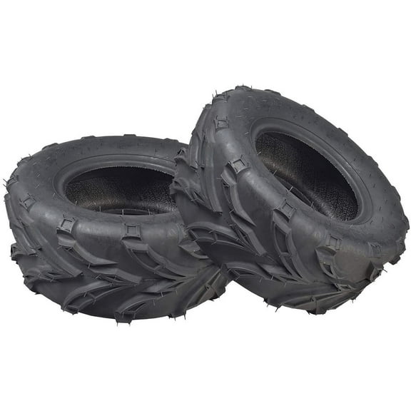 AlveyTech Replacement 16x6-8 Rear Tires with V-Tread for Hammerhead & TrailMaster Go-Kart (Set of 2)