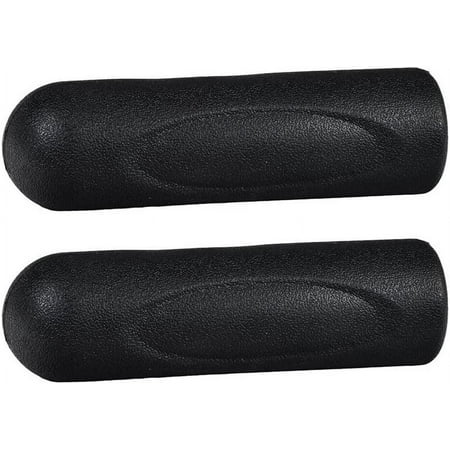 AlveyTech Rubber Hand Grips - fits Go-Go, Mega Motion & Pride Electric Mobility Scooter, Handlebar Parts for Medical Wheelchairs, Transport Chair, Power Bike, Rollator, E-Bicycle Accessories Hand Grip