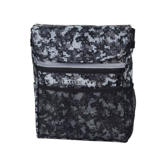 AlveyTech Saddle Bag for Mobility Scooters, Power Chairs, & Wheelchairs (Large, Digital Gray Camo)