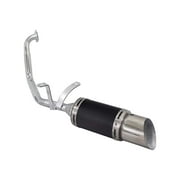 AlveyTech Short Performance Exhaust System for GY6 150cc Scooters & Go-Karts Black