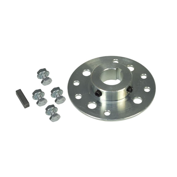 AlveyTech Sprocket Brake Hub with 1" Bore & 1/4" Keyway, Parts for 4-Wheeler Go-Karts & Dune Buggies