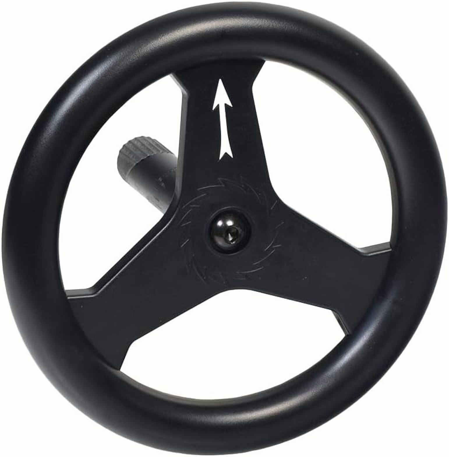 AlveyTech Steering Wheel with Bolt & Wedge for the Razor Crazy Cart & Crazy Cart Shift