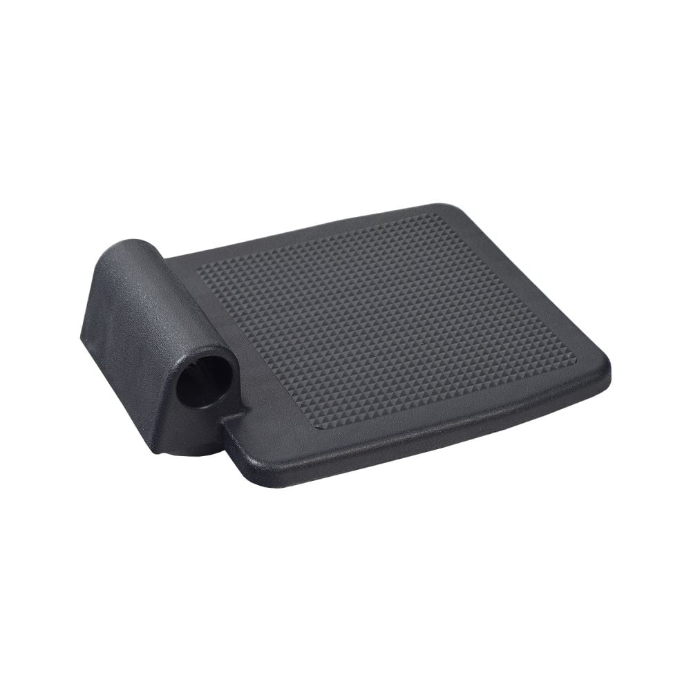AlveyTech Universal Black Wheelchair Footplate for Drive Blue Streak