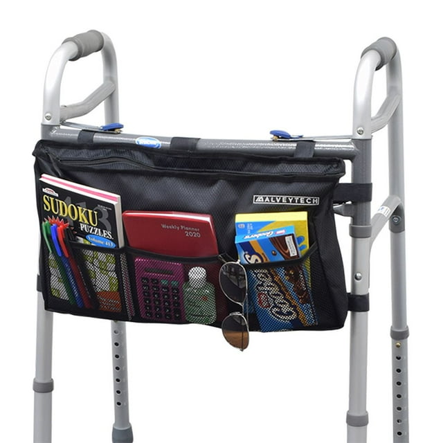 AlveyTech Universal Organizer Bag for Walkers and Rollators