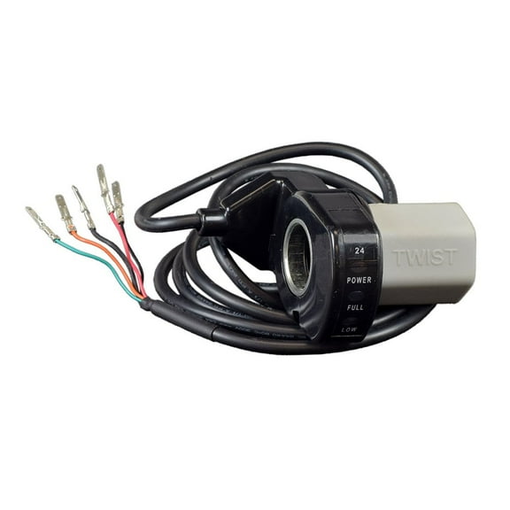 AlveyTech Variable Speed 5-Wire Twist Grip Throttle for Razor E200 (Versions 10 and Up)