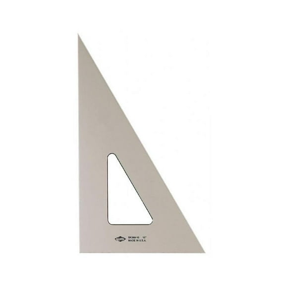 Alvin 10" Smoke-Tint Triangle 30°/60°