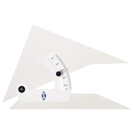 Alvin 12" Adjustable Triangle with Inking Edge