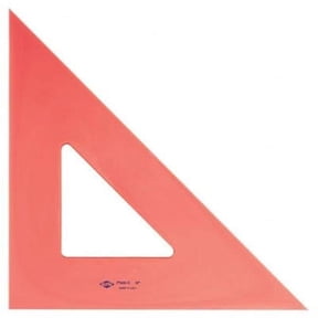 Alvin 12" Fluorescent Triangle 45°/90°