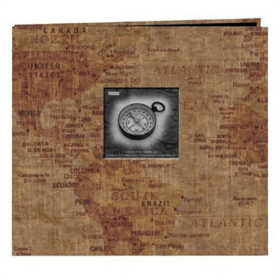 Alvin 12x12 Postbnd Album World Map