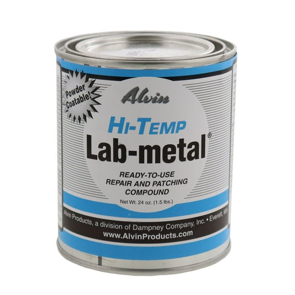 Alvin 24 oz Lab Metal Repair and Patching Compound Withstands Temps Up To 1000F