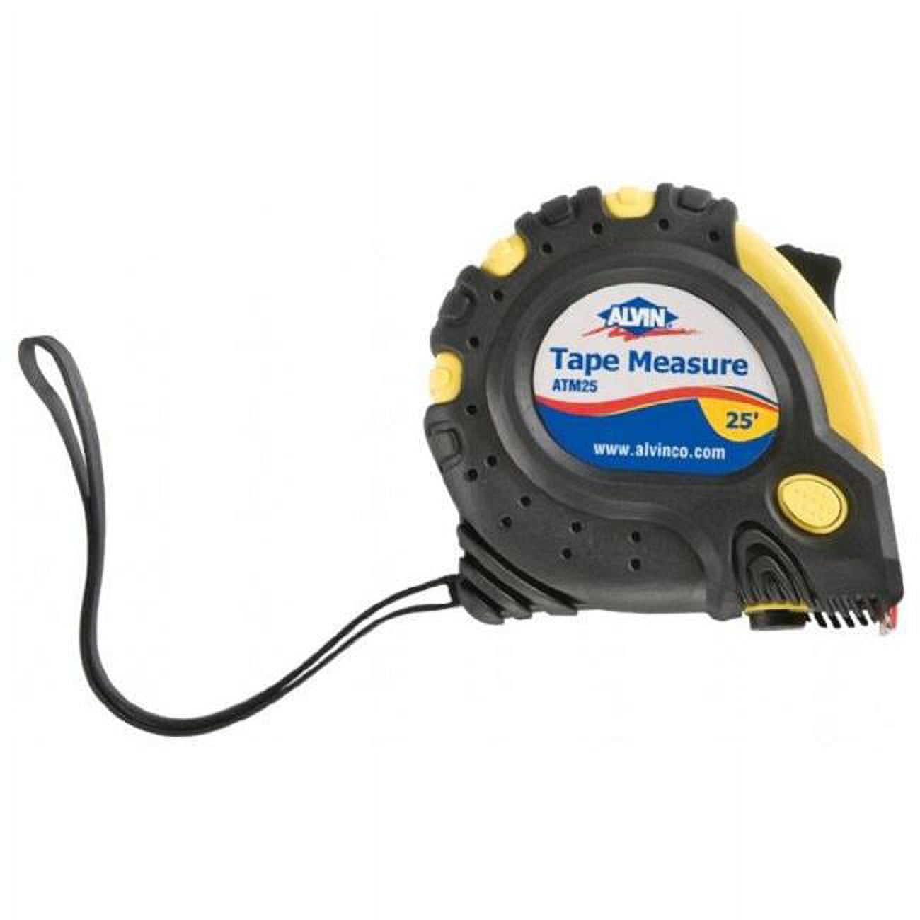 Fractions Tape Measure, Retractable Measuring Tape Graduations in Fractions  and Decimals 1-inch by 25-feet 