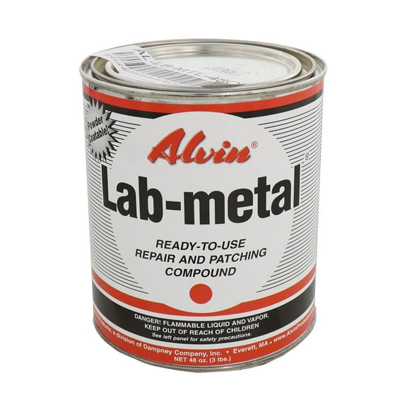 Alvin 48 oz Lab Metal Repair Putty, Dent Filler & Patching Compound
