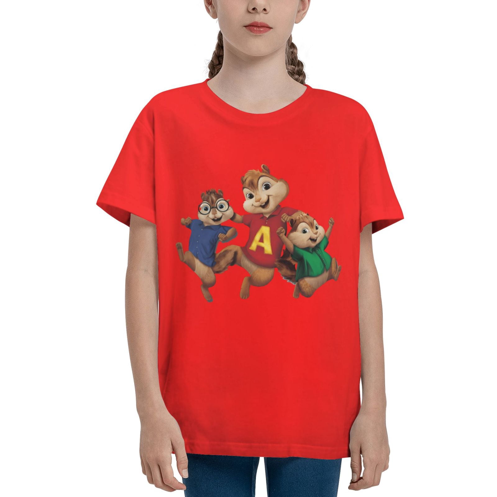 Alvin And The Chipmunks Teenage T-shirt Short Sleeve Graphic T-Shirts -  Walmart.com