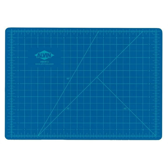 Alvin Blue/Gray Self-Healing Hobby Mat 12 x 18