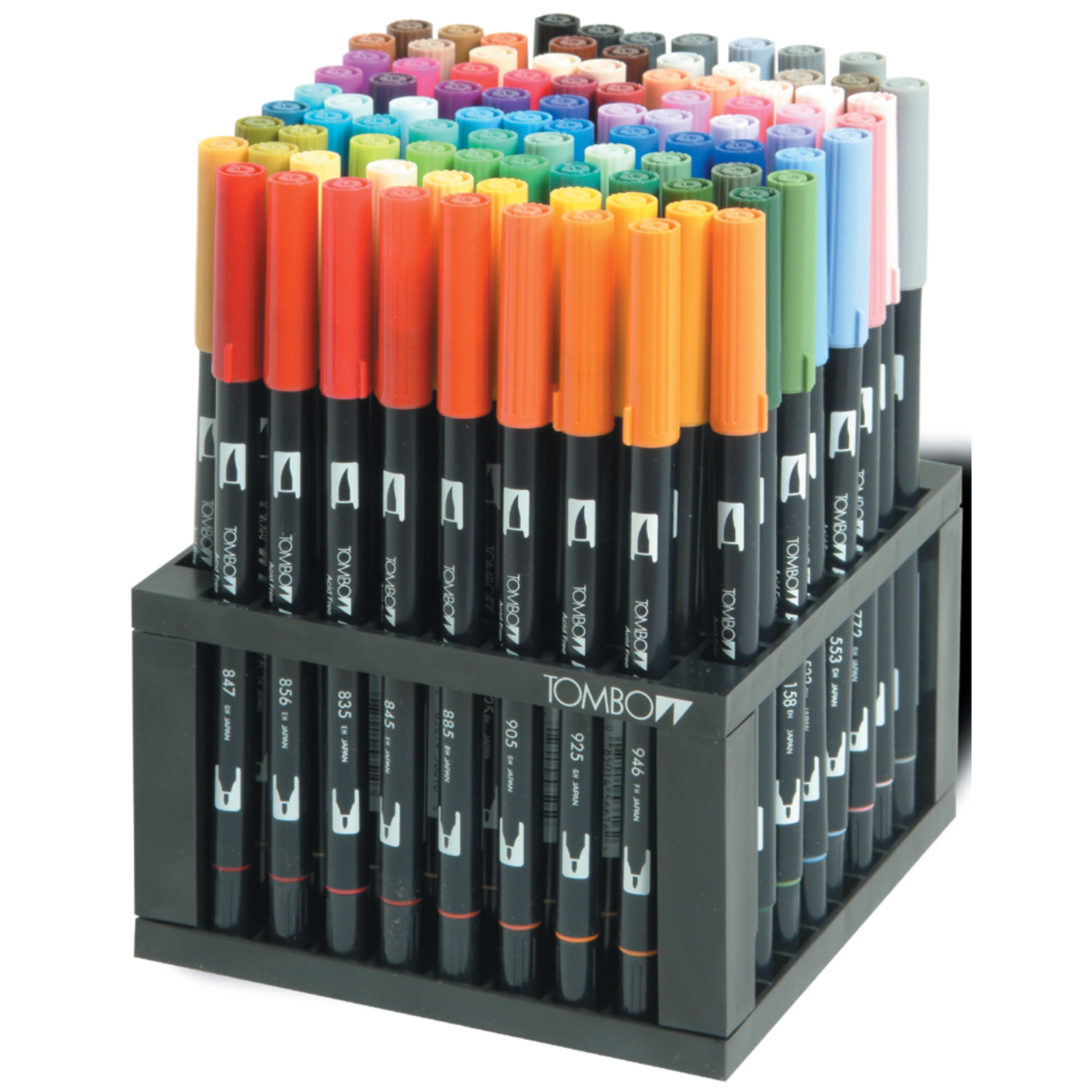 Cquintin Tombow Dual Brush Pen Holder Tombow 108-Piece Dual Brush