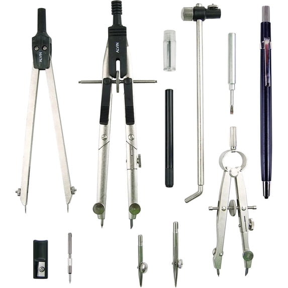Alvin Jet-Bow Compass Set