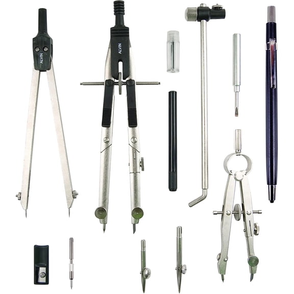 Alvin Jet-Bow Compass Set