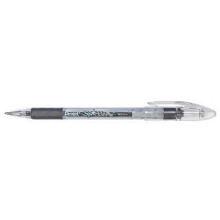 Pentel K91DA Sparkle Pop Metallic Gel Pen 1.0mm Black / Red Ink