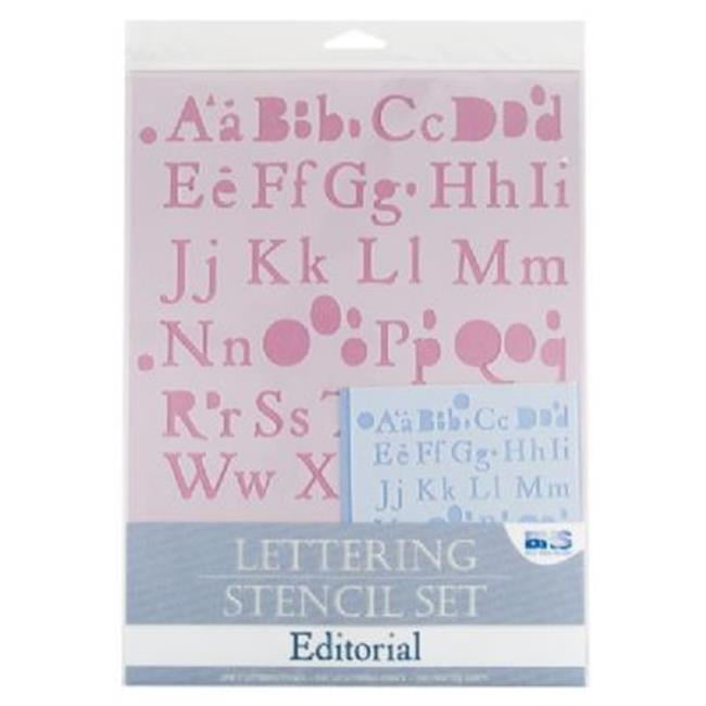 Alvin Lettering Stencil Set Editorial - Walmart.com