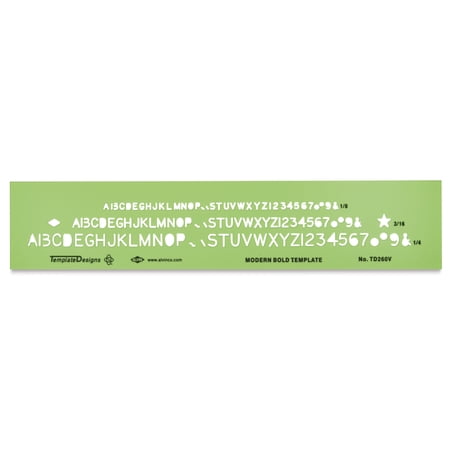 Alvin Modern Bold Lettering Template