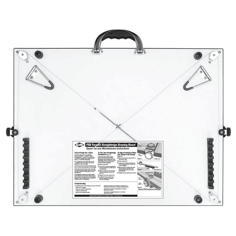 Alvin Acrylic Drawing Board, Foldable & Adjustable Parallel
