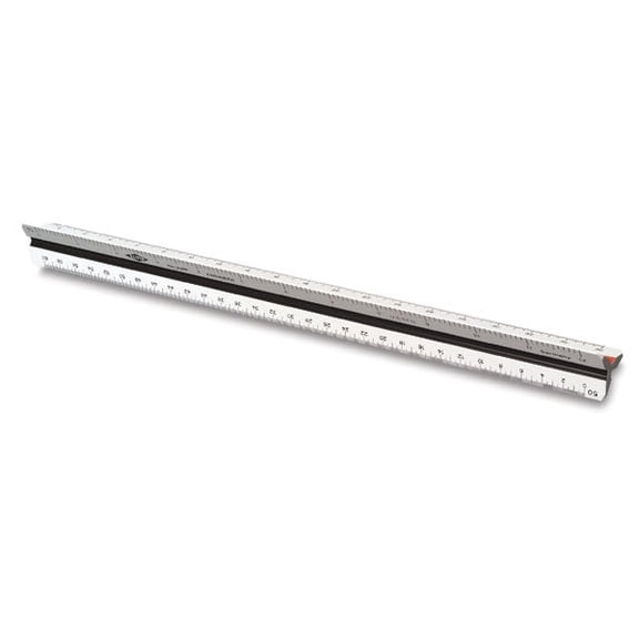 Alvin Professional Triangular Scale - , 12", White, Engineering