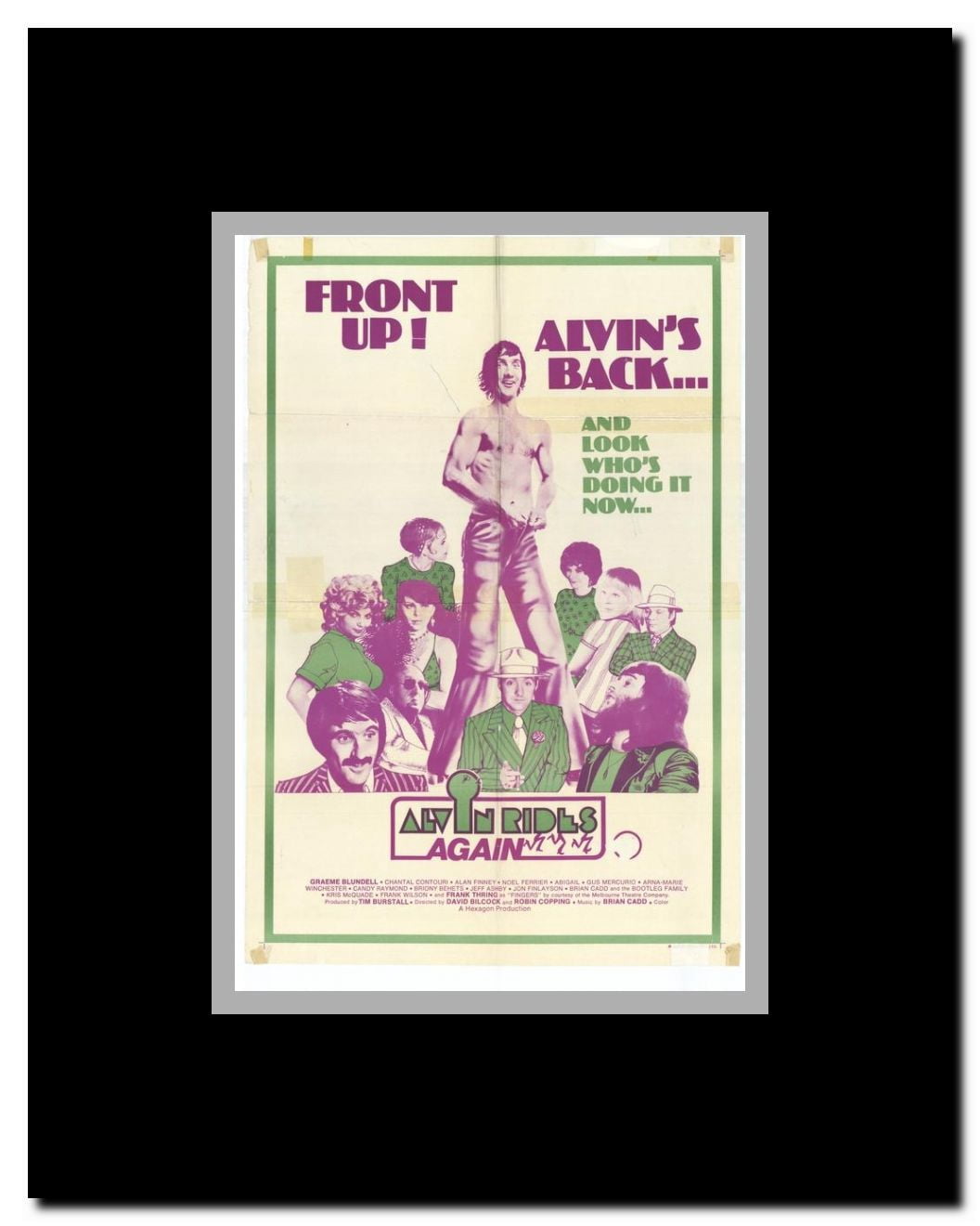 Alvin Rides Again Framed Movie Poster