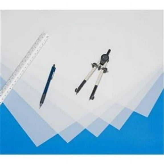 Alvin S03PM2436 0.003 mil Mylar Drafting Sheets - 24 x 36 in.