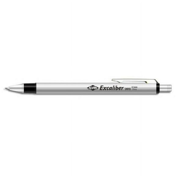 Alvin SMP05 Scriva Excaliber Mechanical Pencil 0.5 mm, Silver