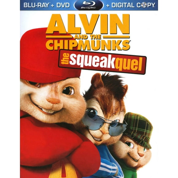 Alvin and the Chipmunks: The Squeakquel (Blu-ray/DVD/Digital Copy) NEW