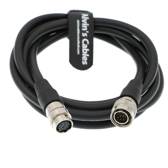 Alvin's Cables 10 Pin Hirose AOA Display Cable for AOA Interface Module with Enhanced Audio