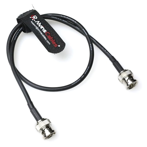Alvin's Cables 12G SDI Cable Flexible, BNC Male to Male for RED Komodo for Atomos Monitor 75 Ohm Shielded Cable for 4K Video Camera 50cm|19in