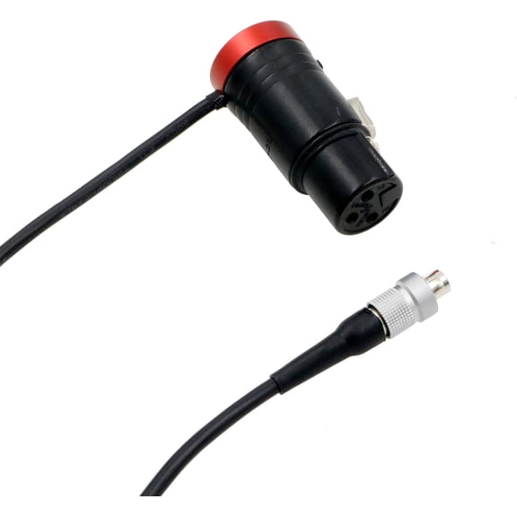 Alvins Cables Audio Cable for Sennheiser SK2000 for Wisycom MTP60 Transmitter FVB 3 Pin to Low Profile XLR 3 Pin Female Cable 60cm| 23.6IN