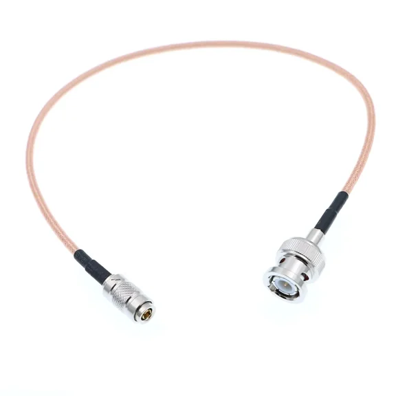 Alvin's Cables DIN 1.0 2.3 Mini BNC to BNC Male HD SDI 6G Double Shield Cable for Blackmagic HyperDeck Shuttle Easier to Plug and Unplug