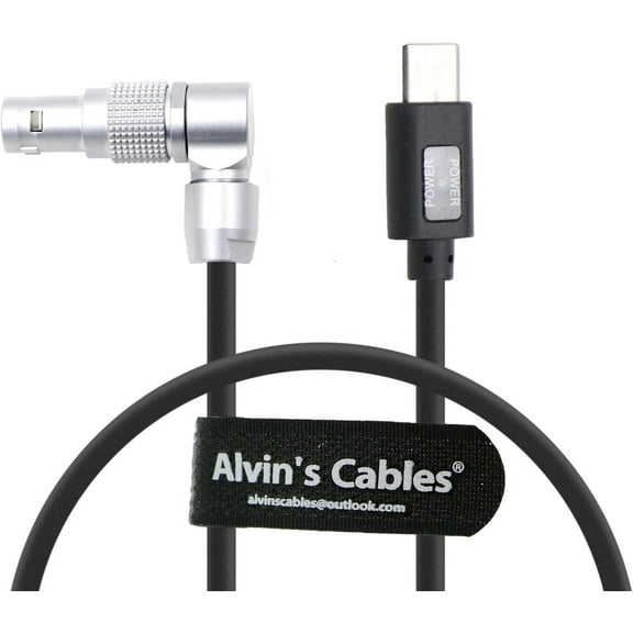 Alvin's Cables PD USB-C Type-C to 2 Pin Female Power Cable Fast Charging Cable for RED Komodo Camera 45cm| 18inches