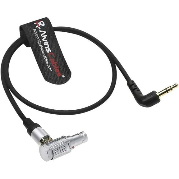 Alvin's Cables RED Komodo Timecode Cable Tentacle Sync 3.5mm TRS to EXT 9 Pin Male Time Code Cable 45CM| 18inches