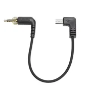 Alvin s Cables Tentacle Timecode Cable for Sony FX3| FX30| A7S3| A1 Camera, Locking 3.5mm TRS to Micro USB Timecode Cable for Deity TC-1, for Tentacle SYNC E Timecode Generator 35cm| 13.8in