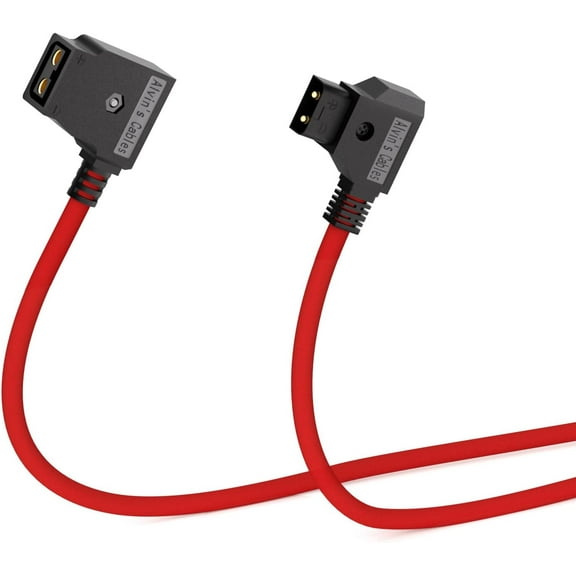 Alvin's Cables Ultra Soft D-tap Male to Female Extension Cable for DSLR Rig Anton Bauer Battery IDX for SmallRig V-Mount Gold Mount Battery 1M| 39.4in
