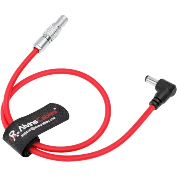 Alvin's Cables Ultra Soft DC to 2 Pin Power Cable for Teradek Bond, Blackmagic Pyxis, Z CAM E2 Camera, for Tilta Battery Plate 45cm|17.7in