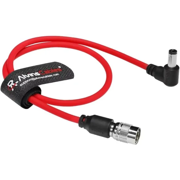 Alvin's Cables Ultra Soft DC to Hirose 4 Pin Power Cable for Sound Devices 633| 644| 688, Zoom F4|F8, ZAXCOM 45cm|17.7inches