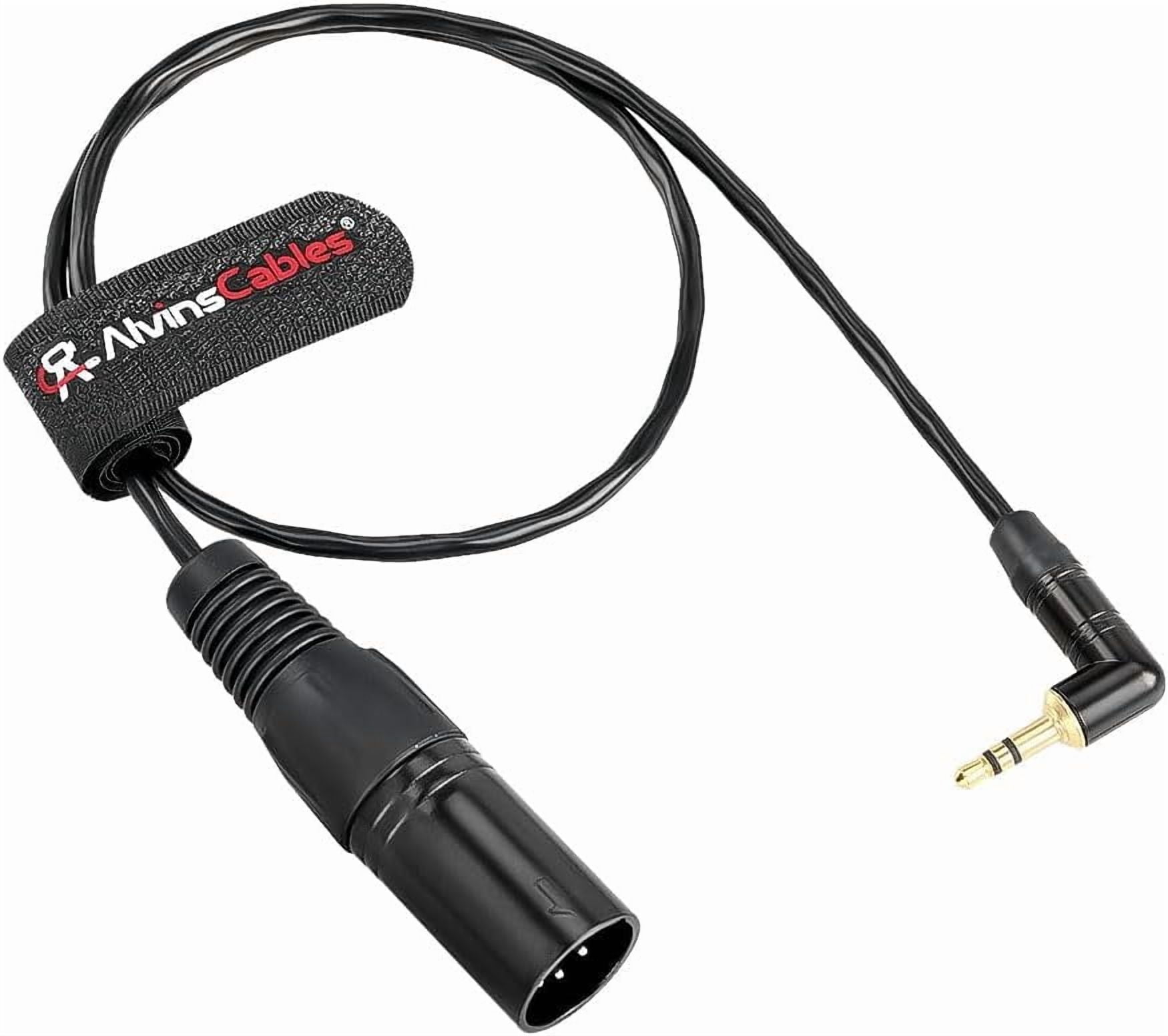 Alvin’s Cables XLR 5 Pin Male to 3.5mm TRS Audio Cable for ARRI Alexa XT SXT Amira, for Sony Venice Camera, 50cm| 20inches