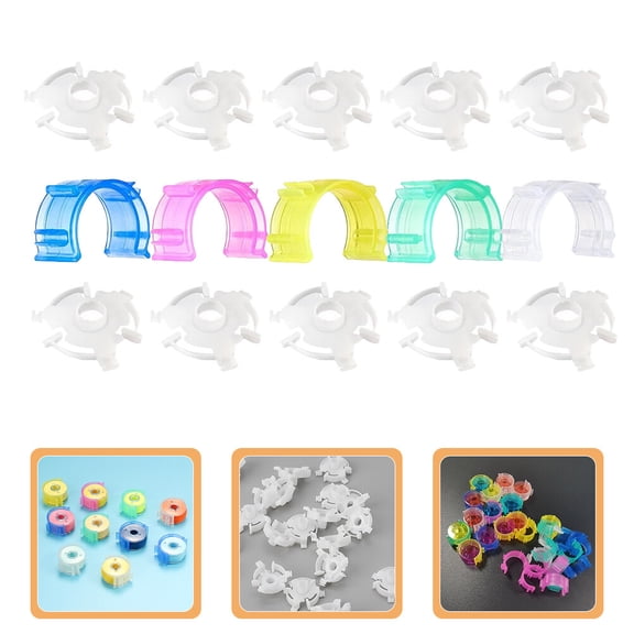 Alvinma 1 Set Bobbin Thread Organizing Clips Holder Color